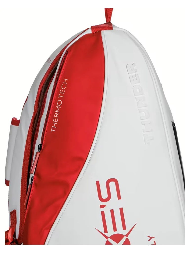HEROES - PADEL BAG - THUNDER STARLIGHT BAG - White - Red - Image 3